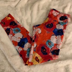 Floral leggings